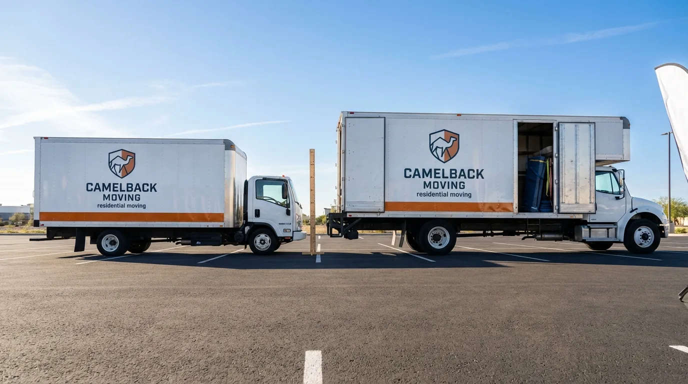 Moving truck size capacity guide in Paola